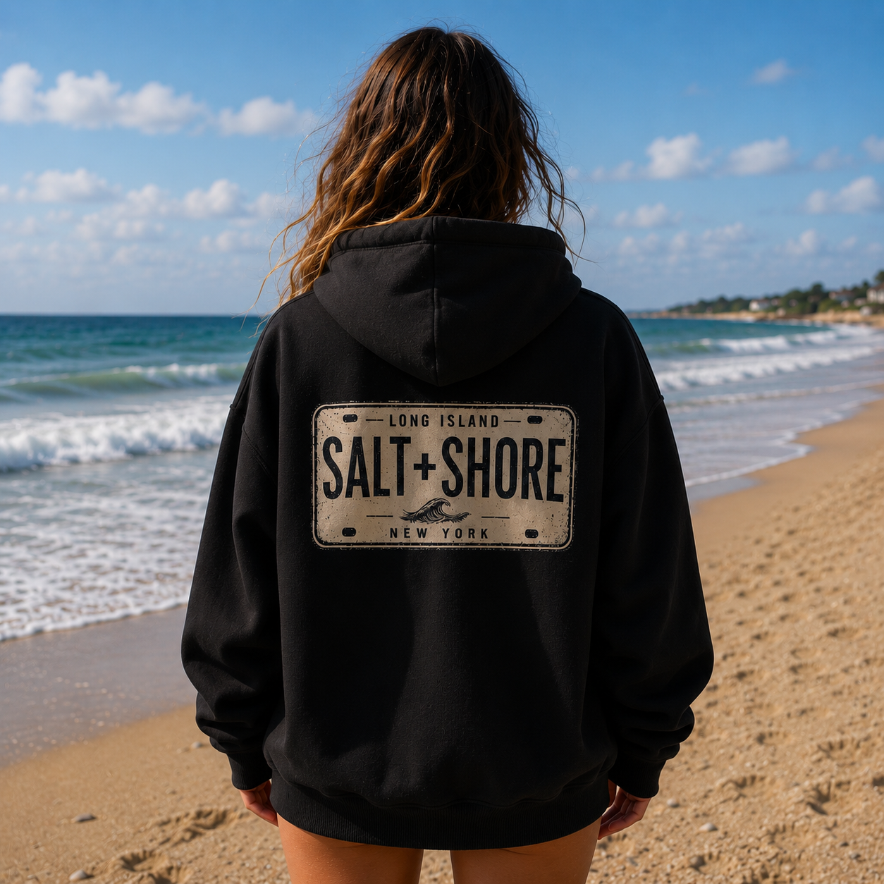 The Island Plate – Premium Garment-Dyed – Washed Black | Salt + Shore