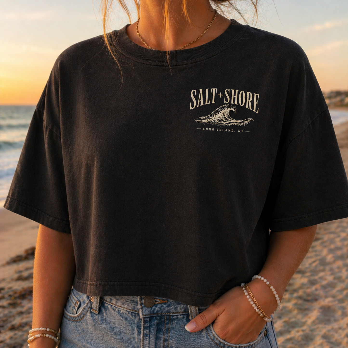 Long Island Wayfinder – Premium Garment-Dyed – Washed Black | Salt + Shore