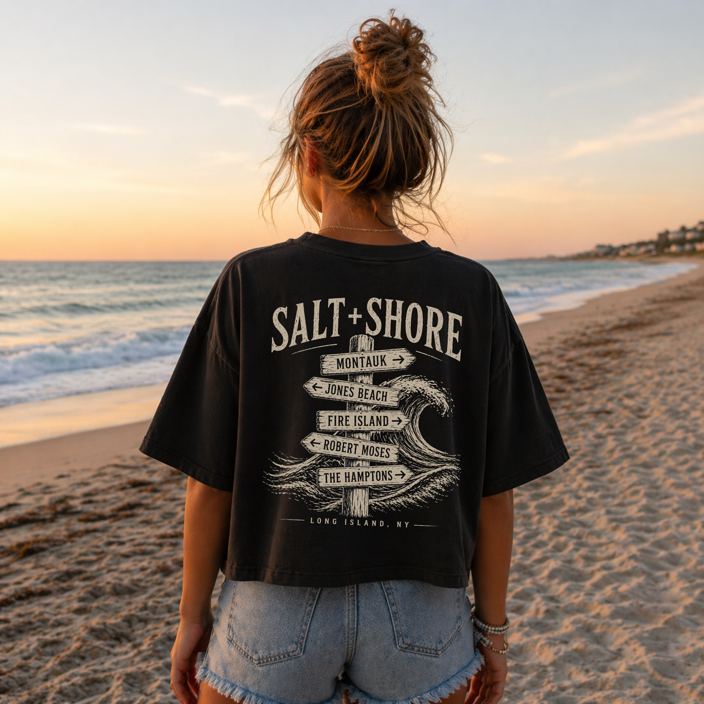 Long Island Wayfinder – Premium Garment-Dyed – Washed Black | Salt + Shore