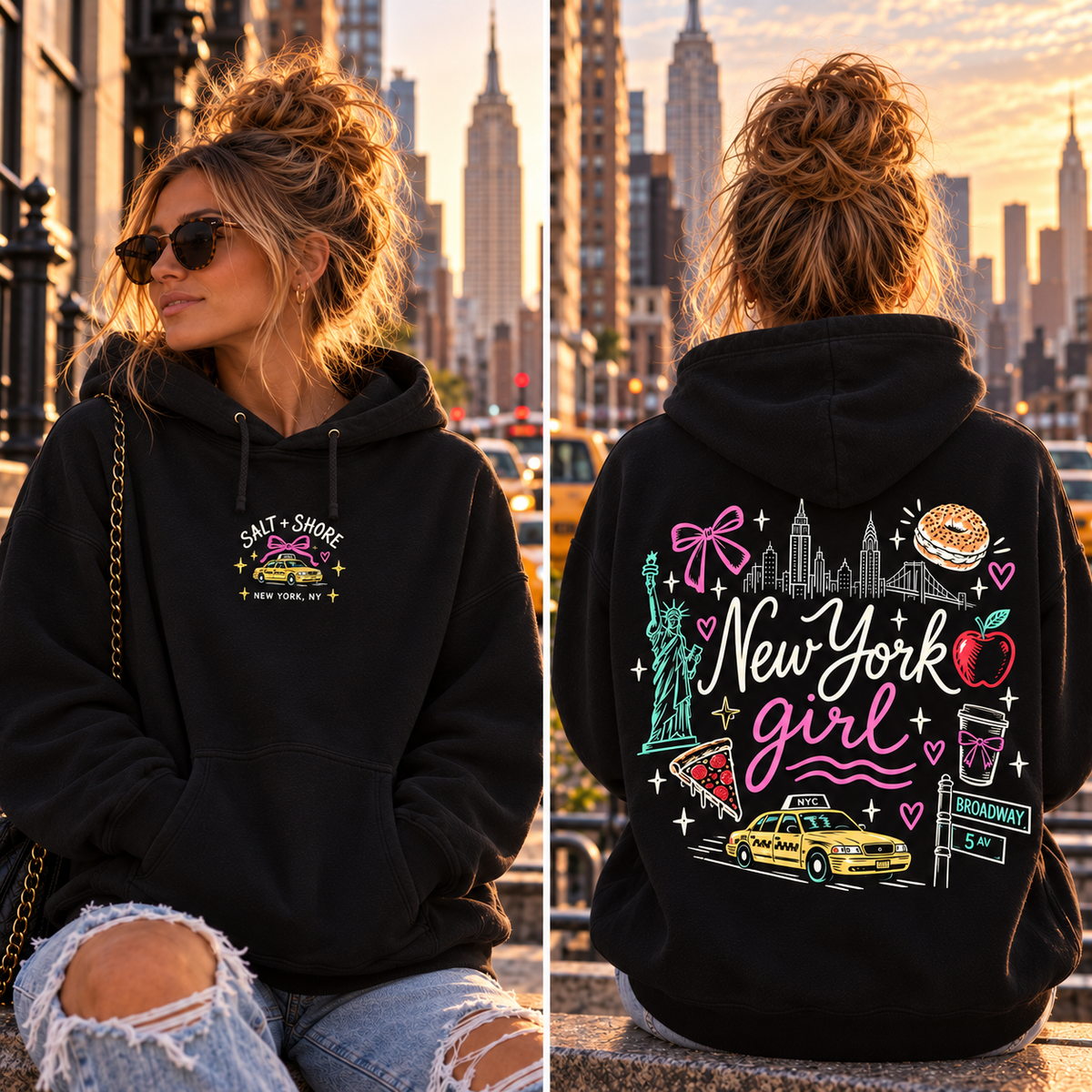 New York Girl – Classic Cotton – Black | Salt + Shore
