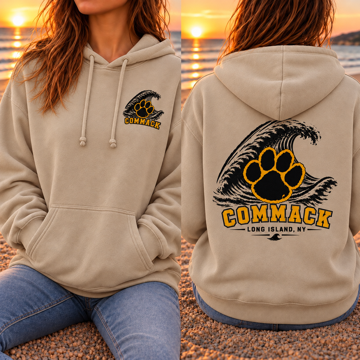 Commack Coastal Paw – Classic Cotton – Sand | Commack | Salt + Shore