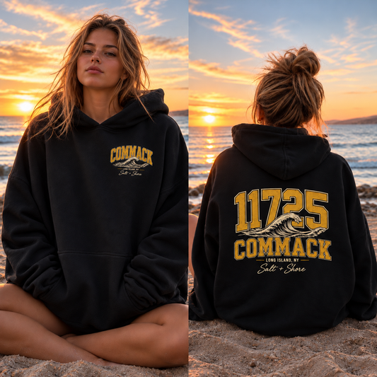 11725 Wave – Premium Garment-Dyed – Black | Commack | Salt + Shore